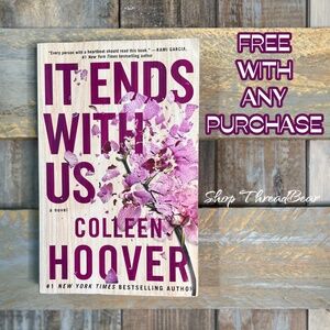 ✶ FREE ADD ON ✶ It Ends With Us | Colleen Hoover Paperback Book = FREE GIFT